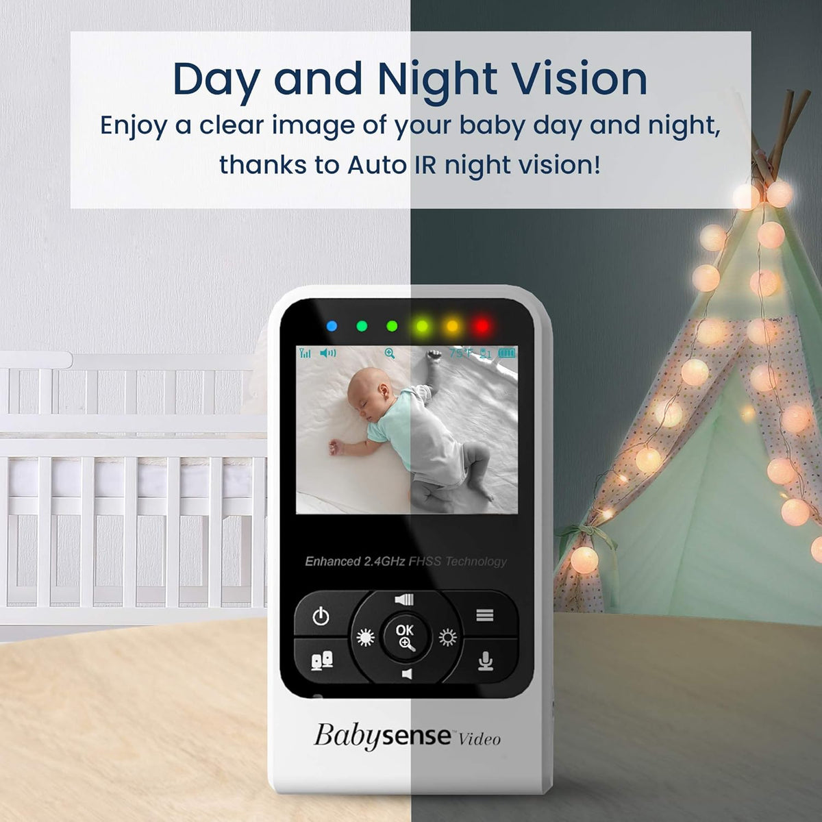 Video Baby Monitor with Camera and Infrared Night Vision G31173