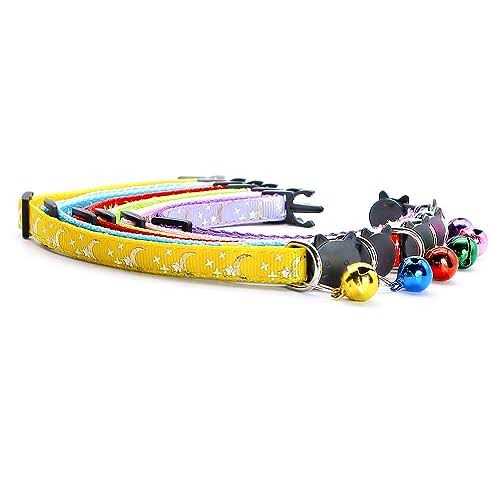Reflective Cat Collars Bell 2-Pack Adjustable 7.5-12.5 Inch X1559