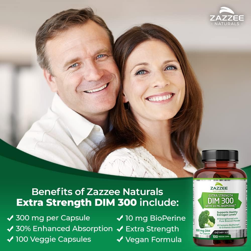 300 mg DIM per Capsule, 100 Vegan Capsules D76423