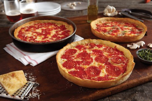 6 Deep Dish Pizzas (3 Sausage 3 Pepperoni) W88112