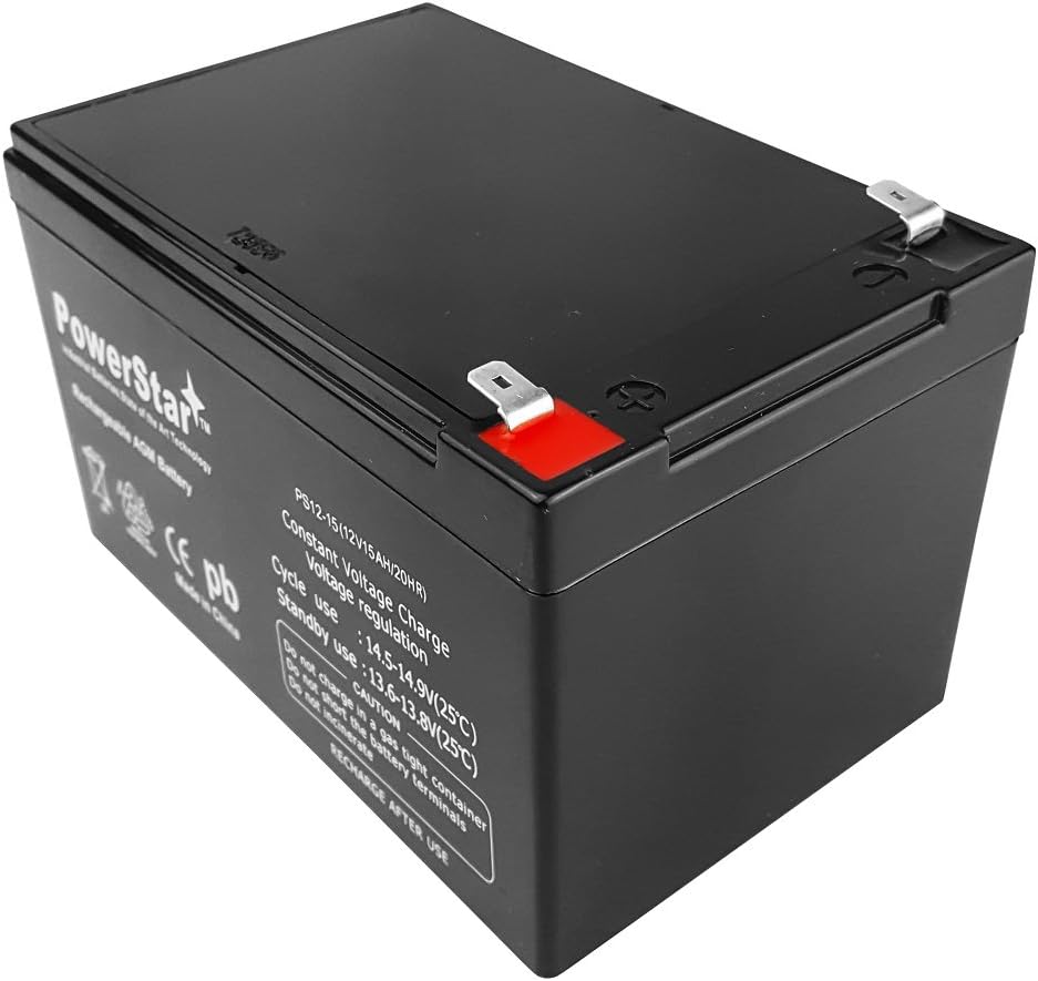 12V 15AH SLA Battery Pack of 2 M203