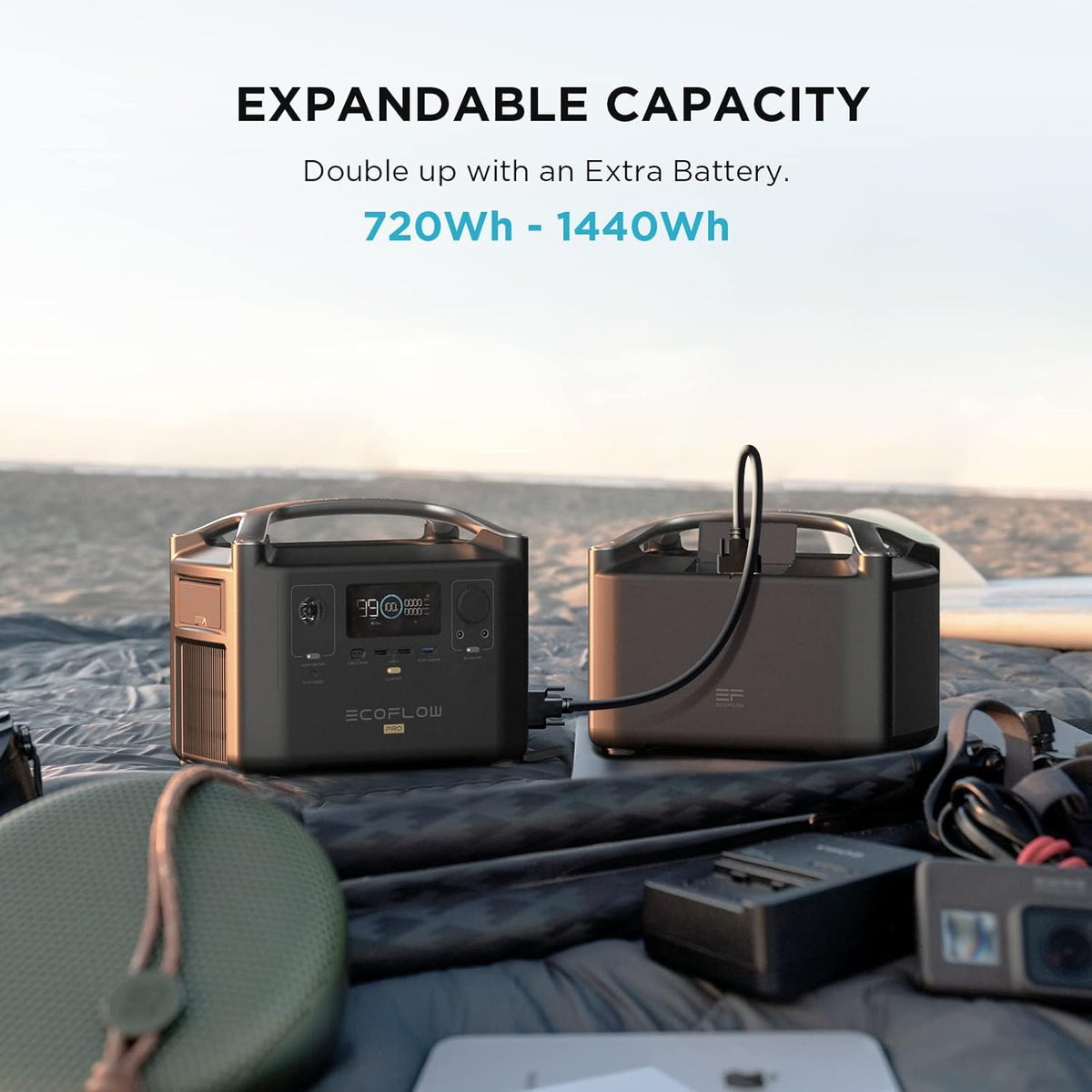 720Wh Portable Power Station with 160W Solar Panel L540