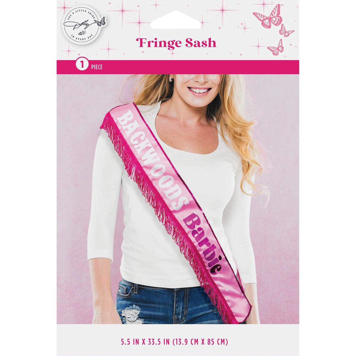Pink Backwoods Barbie Sash B58889