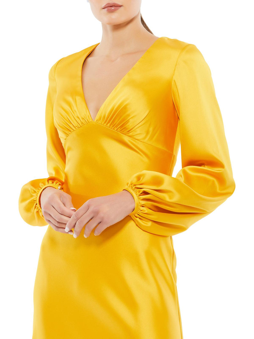 Satin Maxi Evening Dress R420194