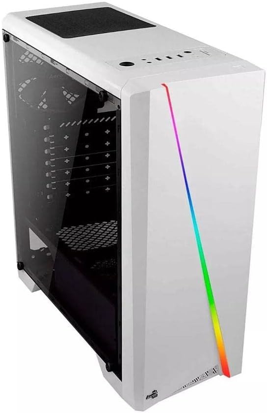 White RGB Mid Tower Computer Case M679
