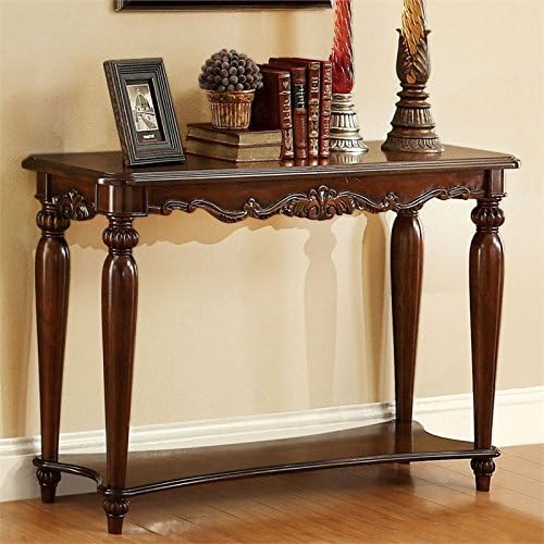 Cherry Wood 1-Shelf Console Table O2065