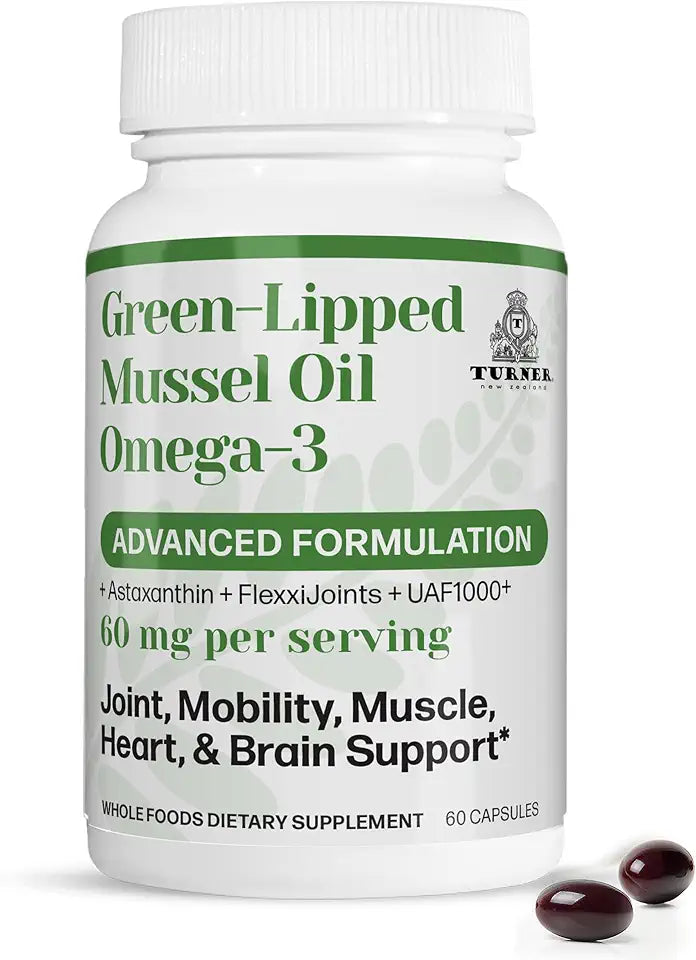 Green Lipped Mussel Oil 60 Softgels A71830