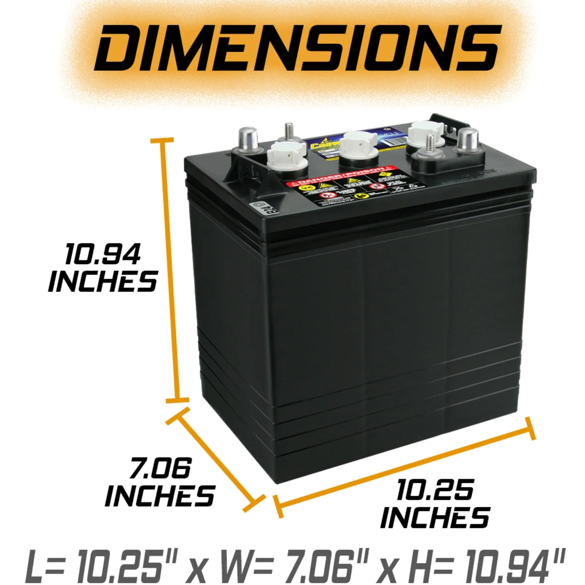 6V 240AH Deep Cycle Battery H9253