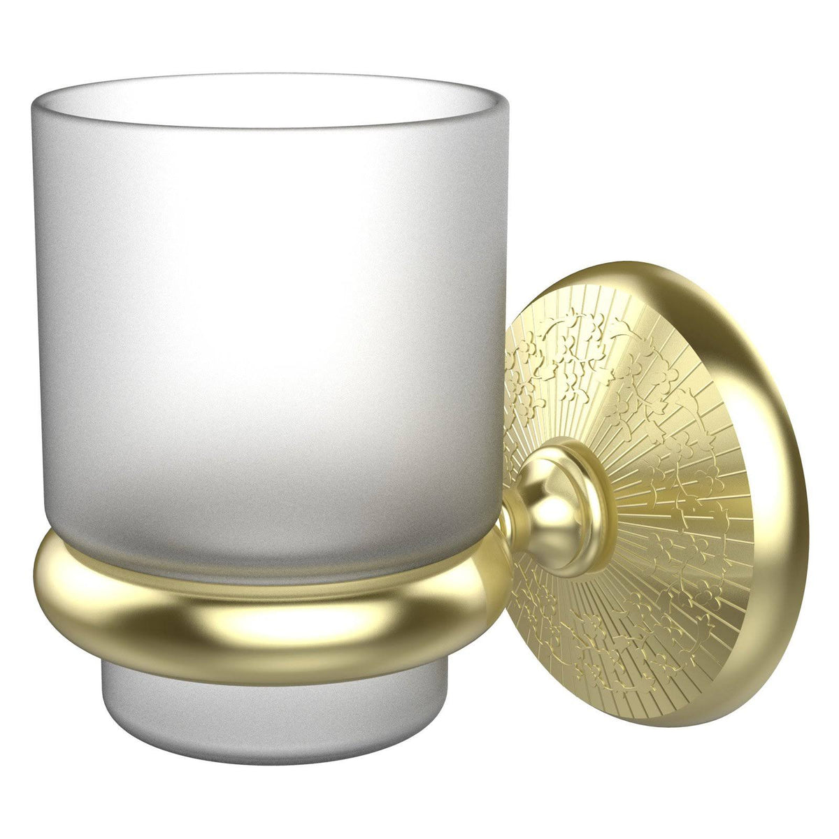 Wall Mounted Tumbler Holder Satin Brass P55611