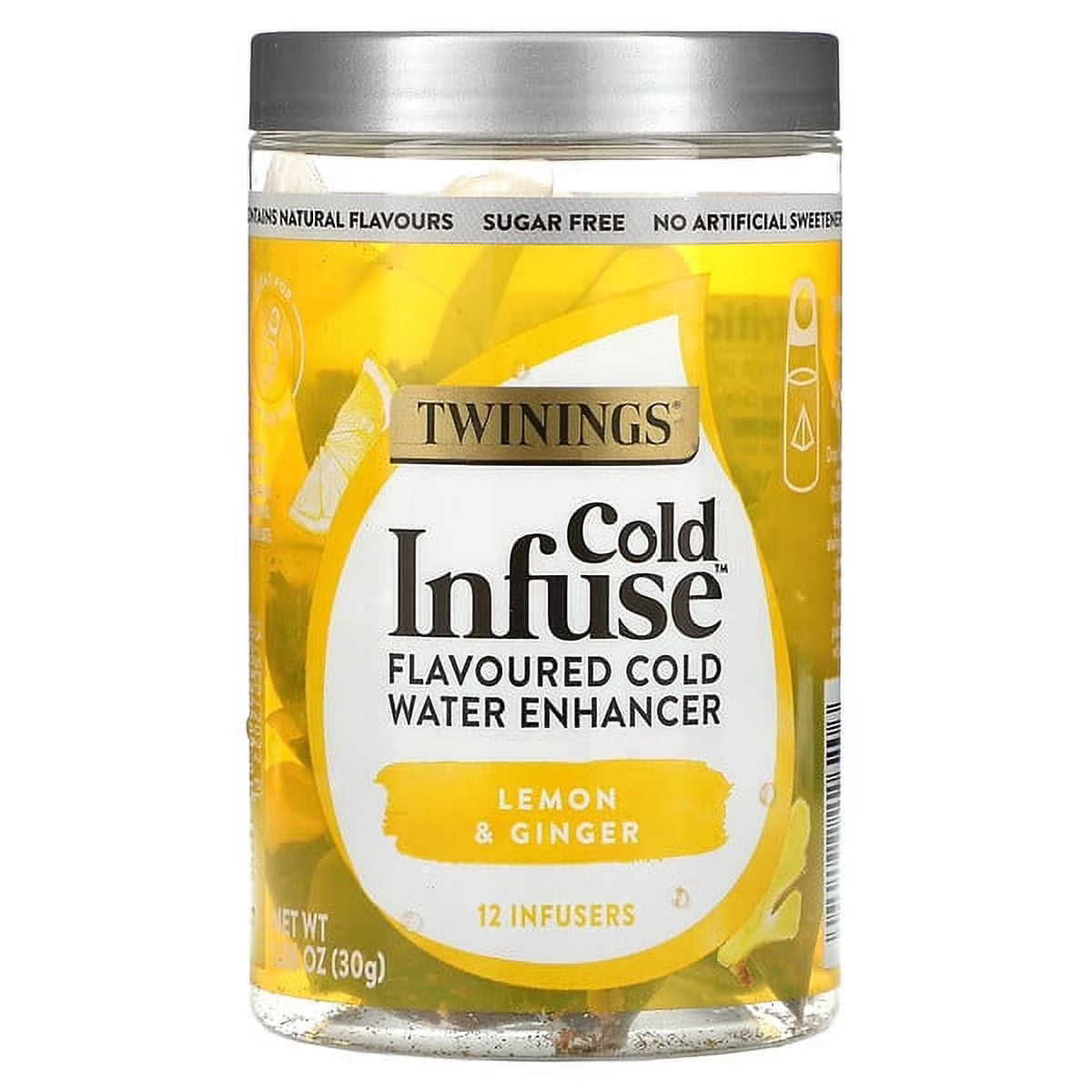 Cold Infuse Flavoured Cold Water Enhancer Lemon & Ginger 12 Infusers W577