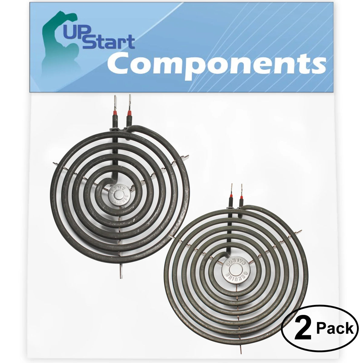 2-Pack 8 inch 6 Turns & 6 inch 5 Turns Surface Burner Elements G4662