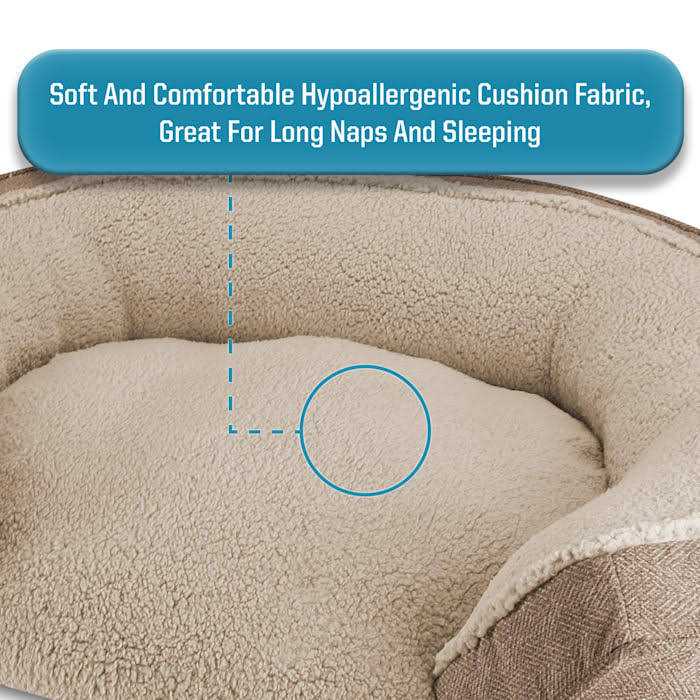 Oval Round Cuddler Pet Dog Bed M711316