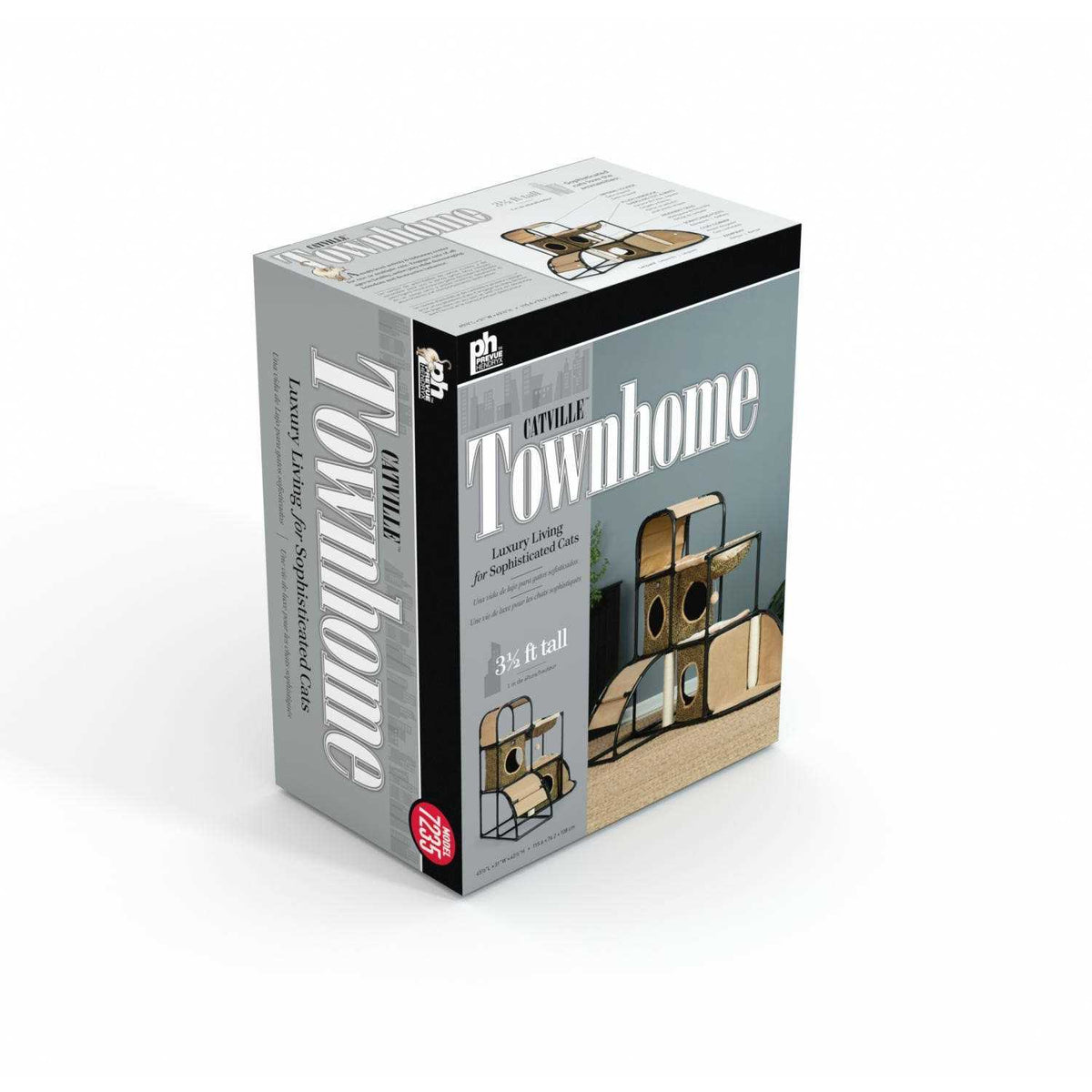 Leopard Print Cat Townhome T49460