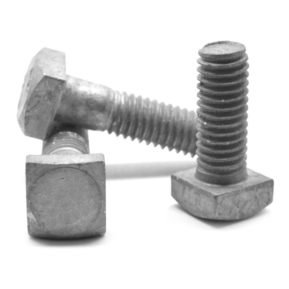 Square Head Machine Bolt Low Carbon Steel Hot Dip Galvanized A4124