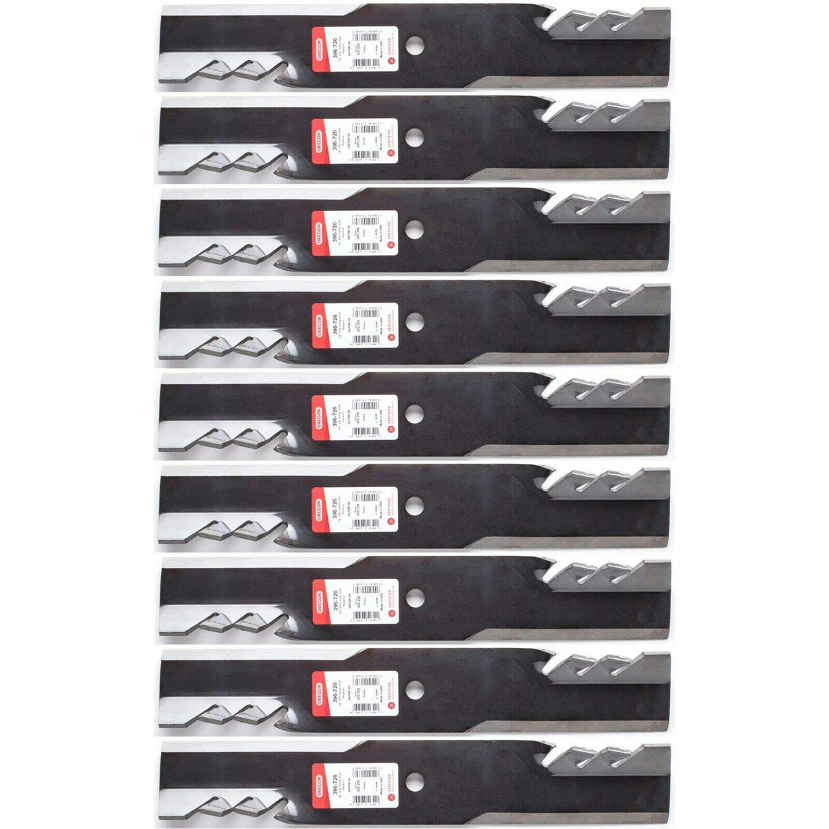 9 Gator G6 Blades, Size: 18, Black G534