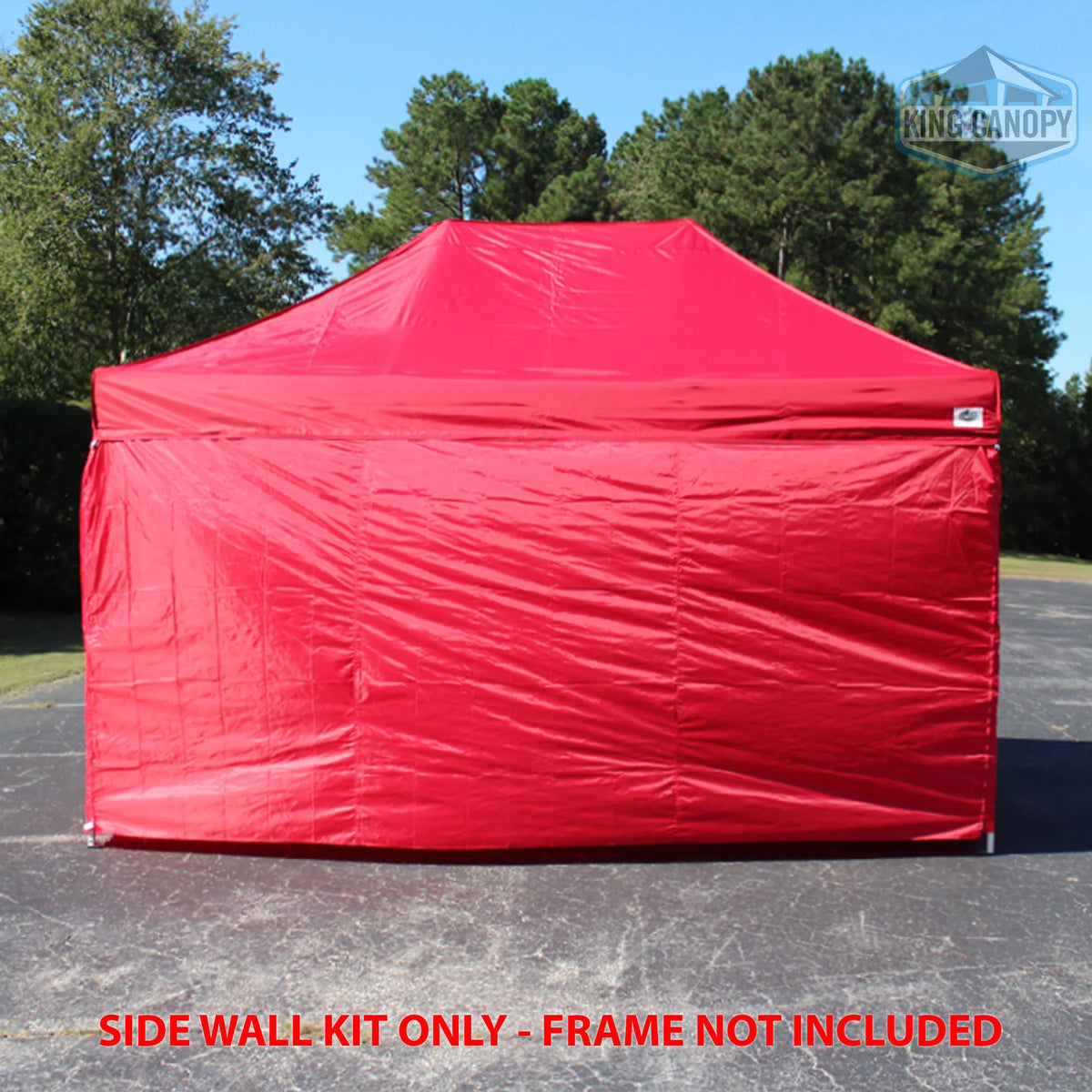 10 x 15 ft. Instant Side Walls Red Pack of 4 V45756
