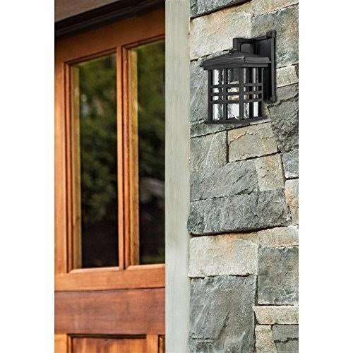 1 Light Outdoor Wall Lantern with Dusk to Dawn Sensor M28166