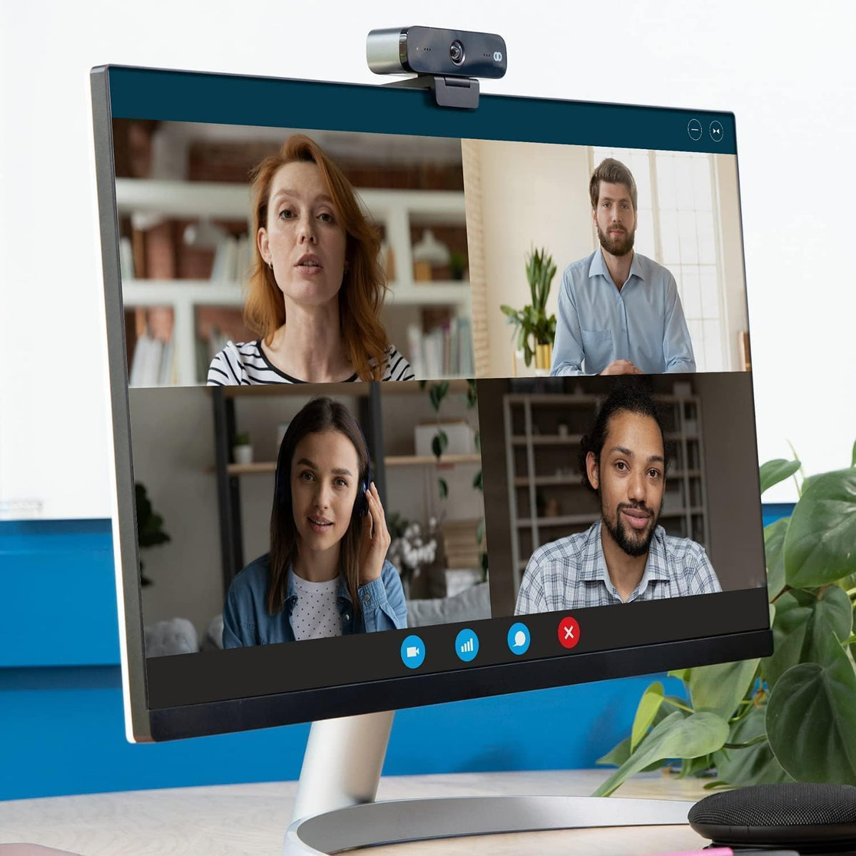 1080P HD Webcam with 2 Microphones P2847