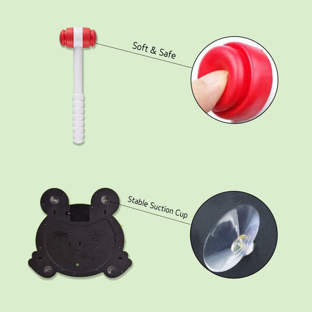 Whack a Frog Game Pounding Toy with 2 Playing Modes W1510