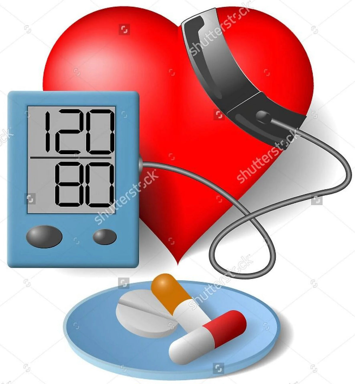 High Blood Pressure Support Supplement 60 Capsules R537