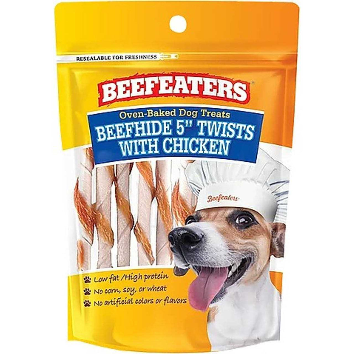 Oven Baked Beefhide Chicken Twists Dog F1421