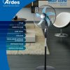 20" 5 Blades 3 Speeds Stand Fan O5067
