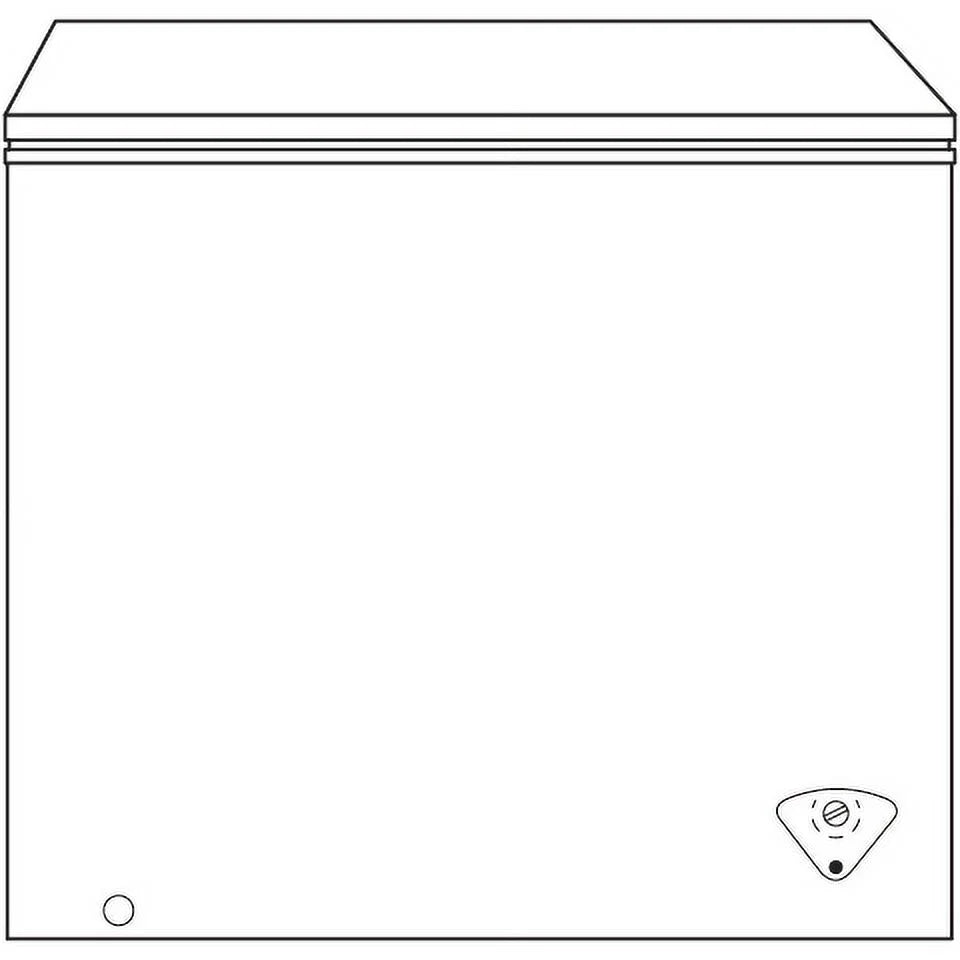 White Chest Freezer T205289