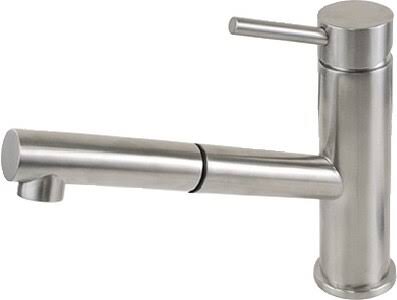 Brushed Stainless Pull-Out Galley Mixer Y92201