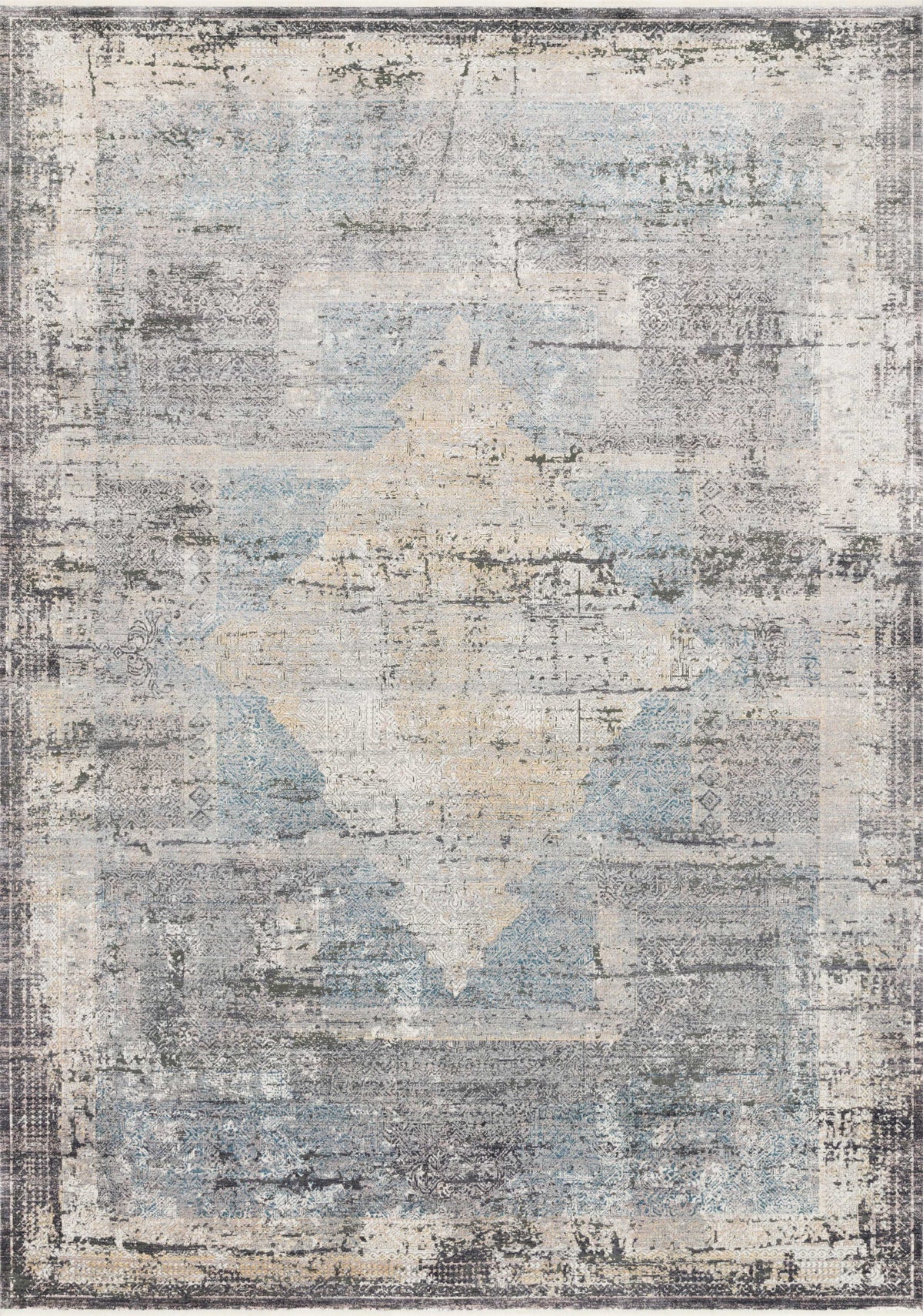 Charcoal 7'7 x 9'10 Rug K50161