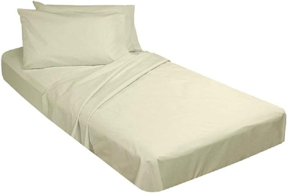 Light Blue Cotton Fitted Cot Sheets 4(PCs) D5566