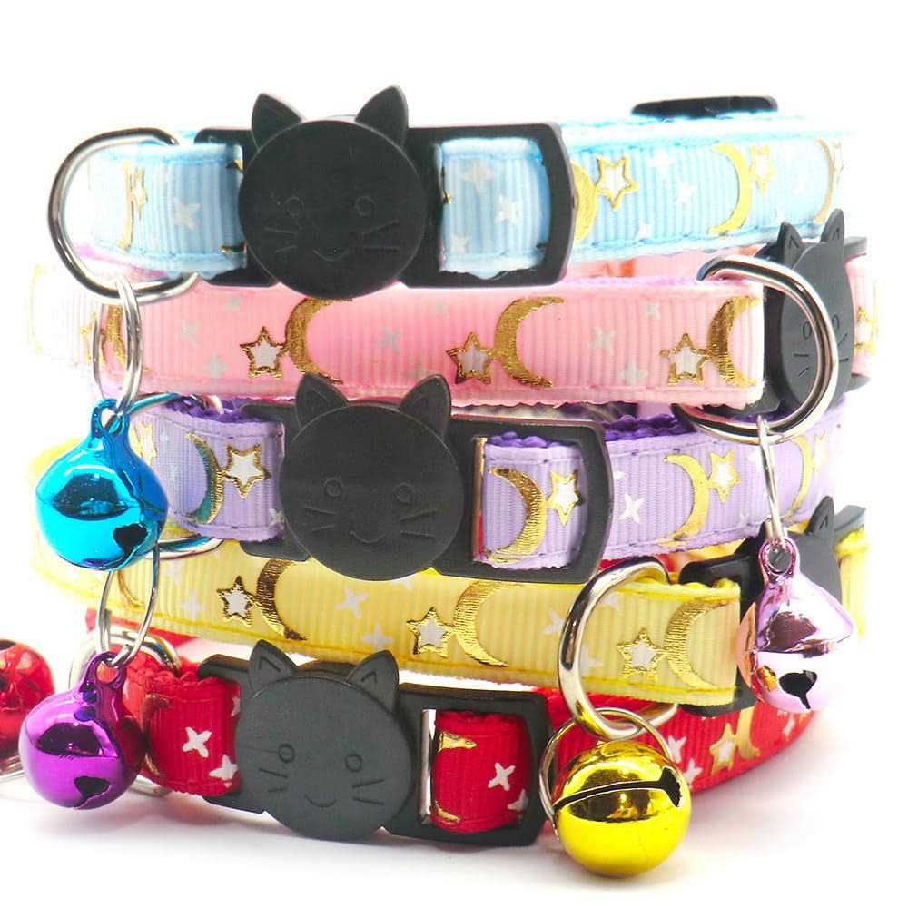Reflective Cat Collars Bell 2-Pack Adjustable 7.5-12.5 Inch X1559