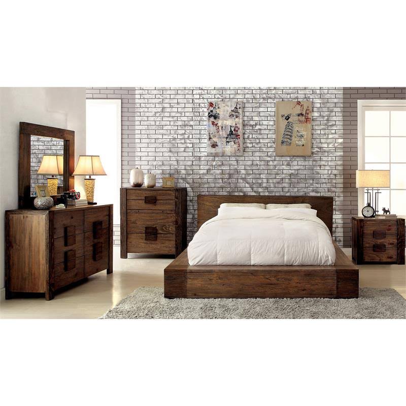 2 Piece King Panel Bedroom Set L24067