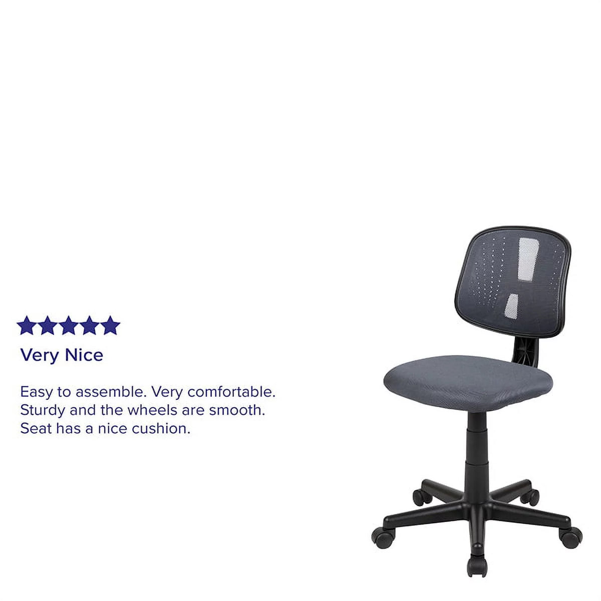 Gray Mesh Swivel Task Office Chair T617644