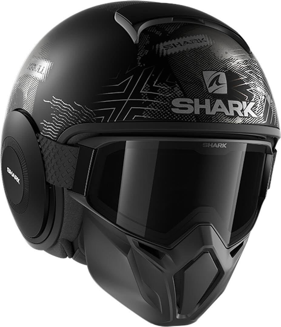 Helmet Street-Drak Krull Black / Green / Glitter - Size L X331