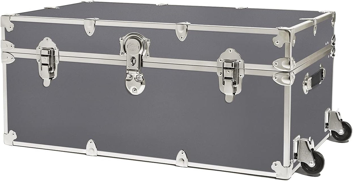 Large Armor Trunk with Removable Wheels 32x18x14 (Black) P22314
