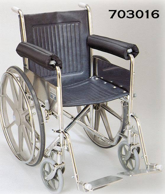 Wheelchair Foam Padded Nylon Extended Half Armrest Pads E764
