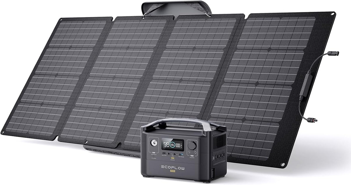 720Wh Portable Power Station with 160W Solar Panel L540