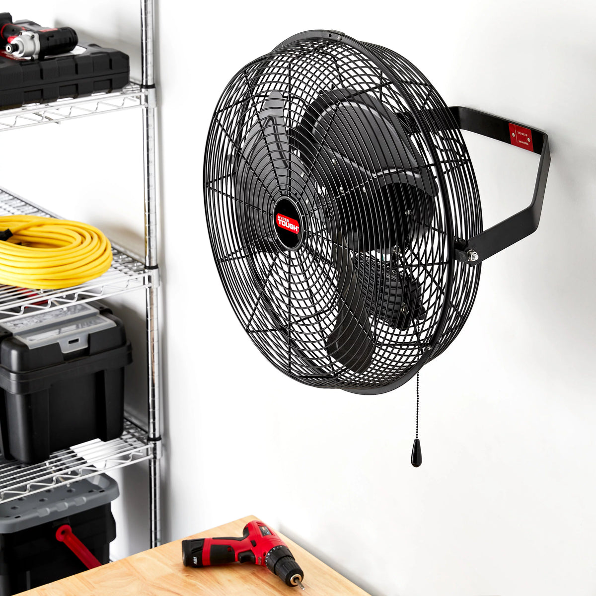 18 inch Outdoor Wall Mounted Fan with Misting Kit Y284053