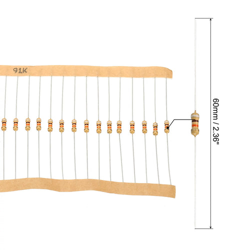 1/4W 5% Carbon Film Resistor Assortment 2000 Pack R353895