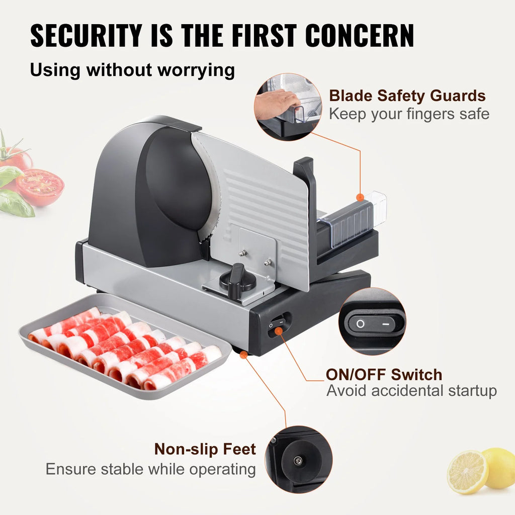7.5" Electric Meat Slicer 200W W270
