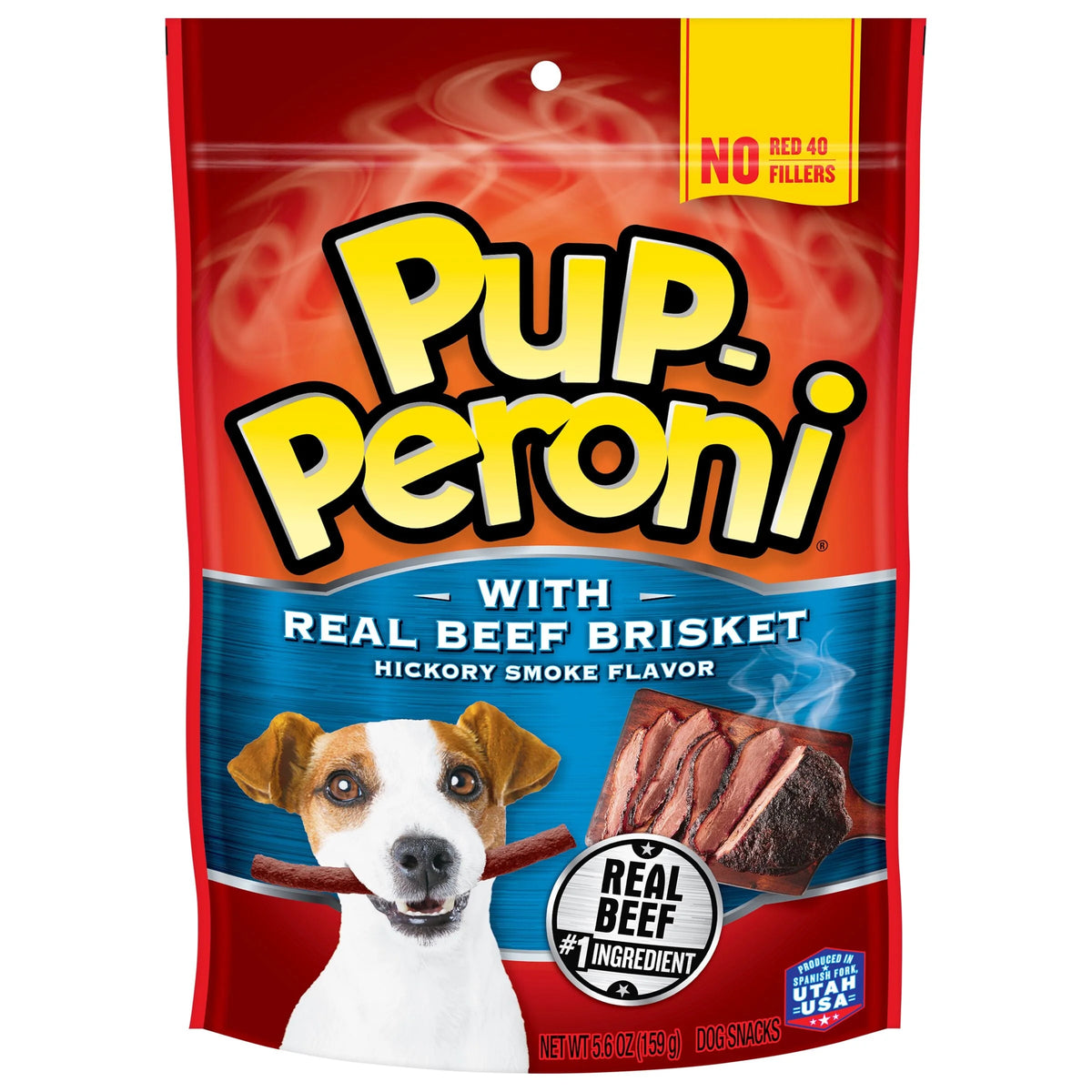 Real Beef Brisket Dog Treats 5.6oz Bag Pack of 8 I25441