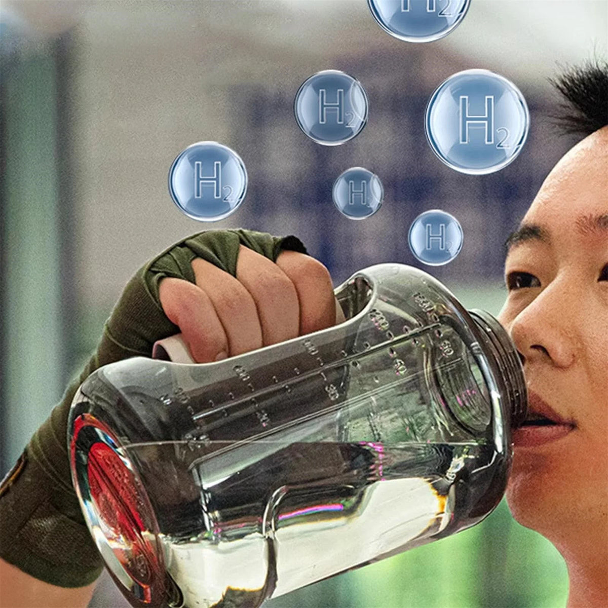 1.5L Portable Hydrogen Water Bottle F6965