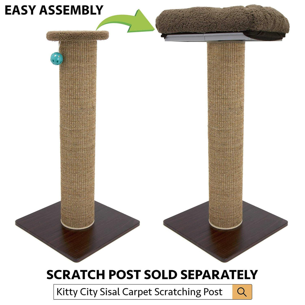Sisal Post Cat Scratchers and Cushion C63723