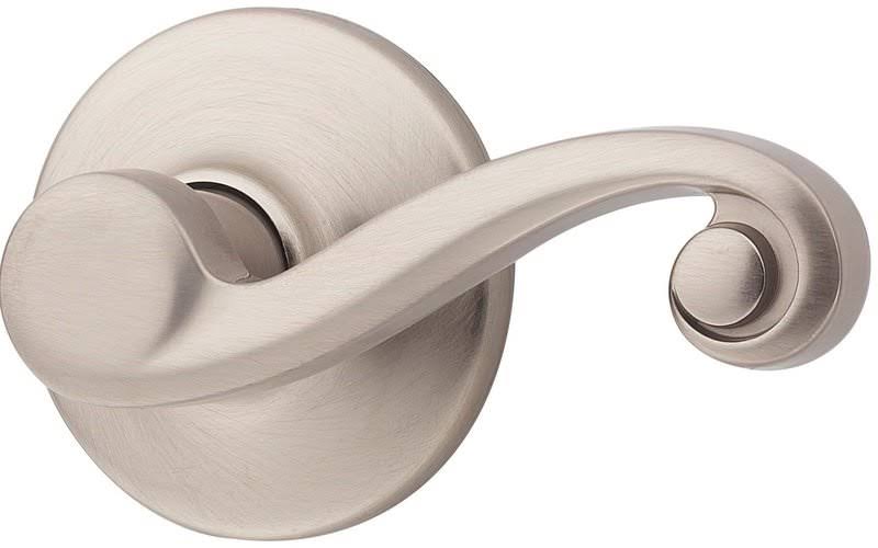 Satin Chrome Left Hand Interior Double Cylinder Handleset Trim K670