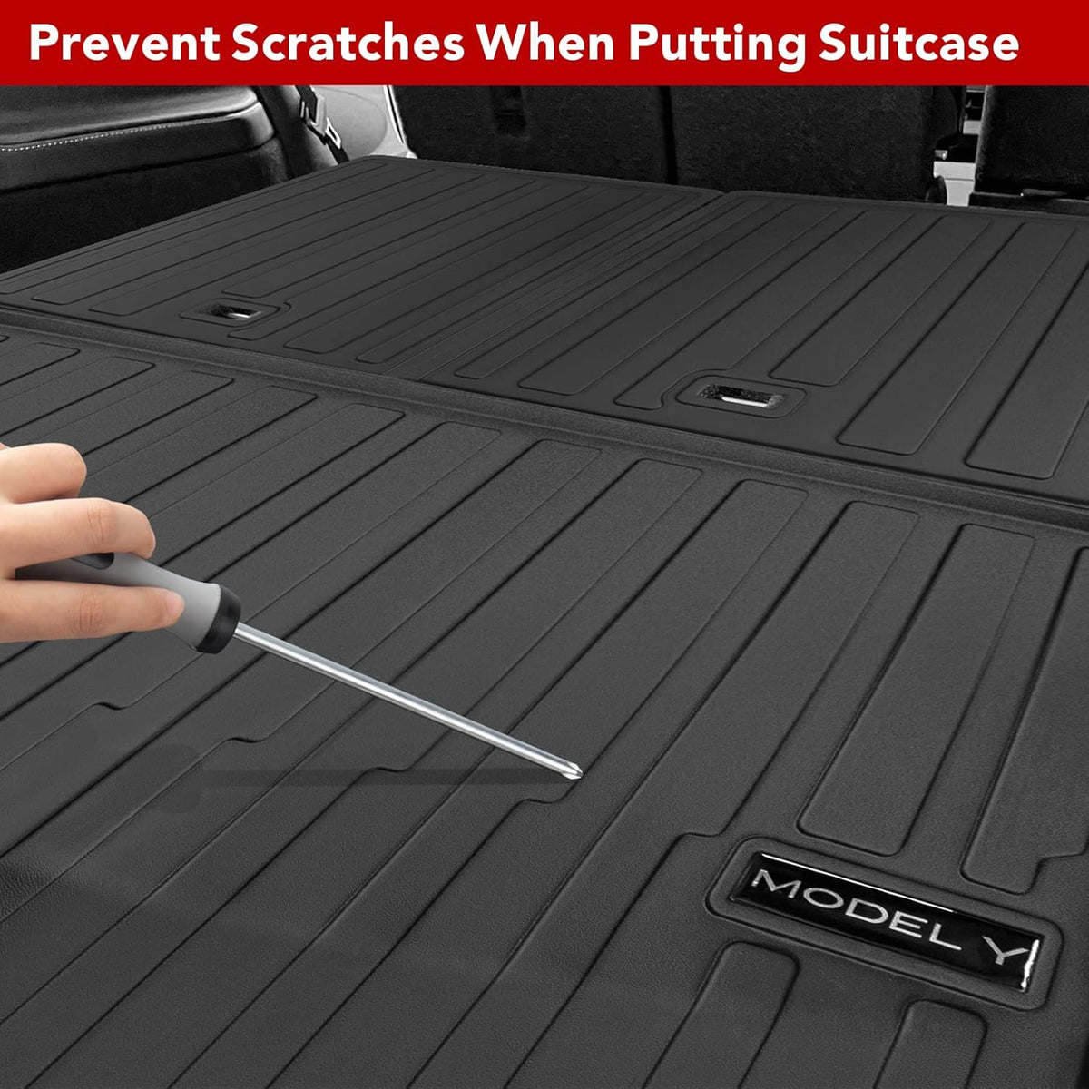 TPE Waterproof Cargo Liner for 7 Seat Model Y W755012
