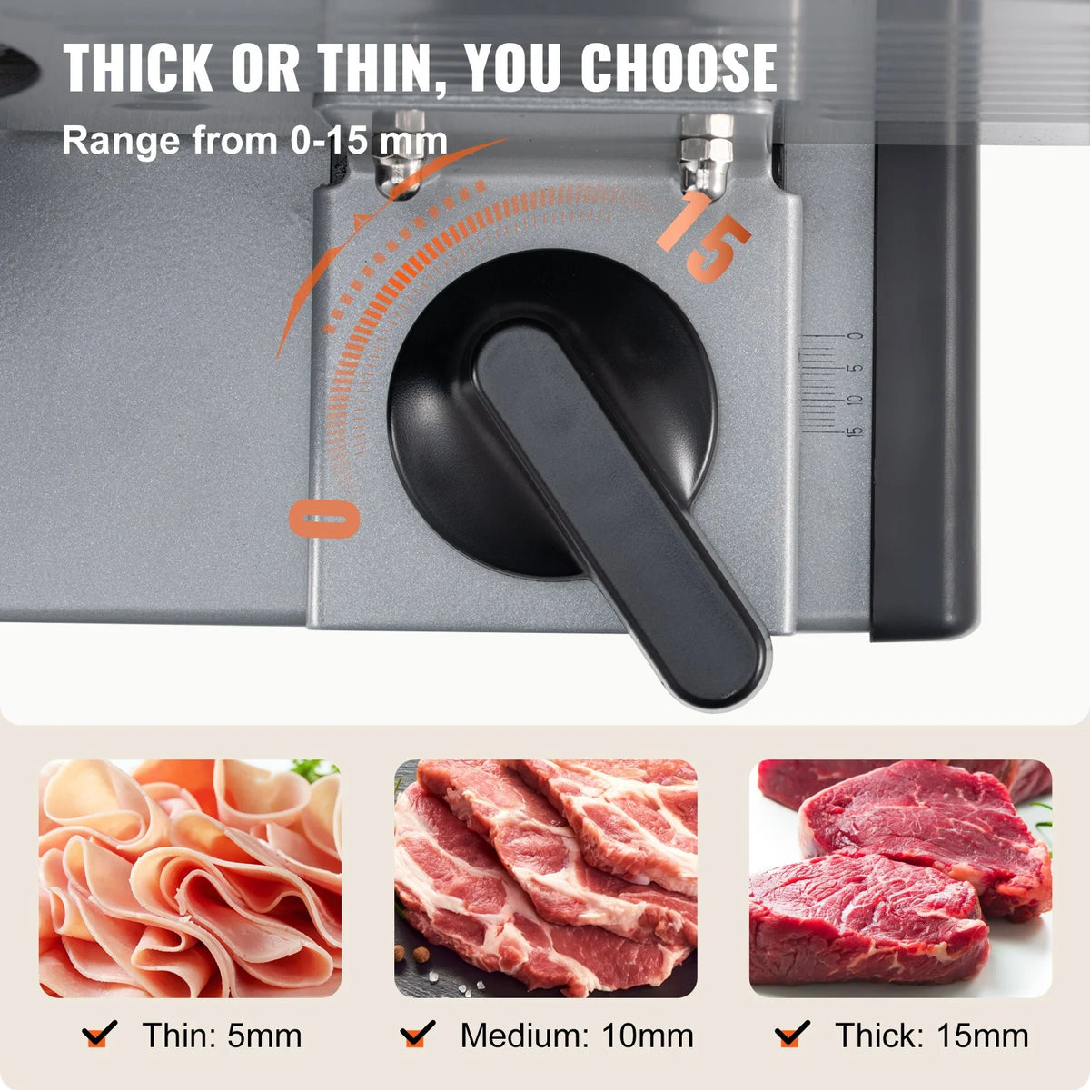 7.5" Electric Meat Slicer 200W W270