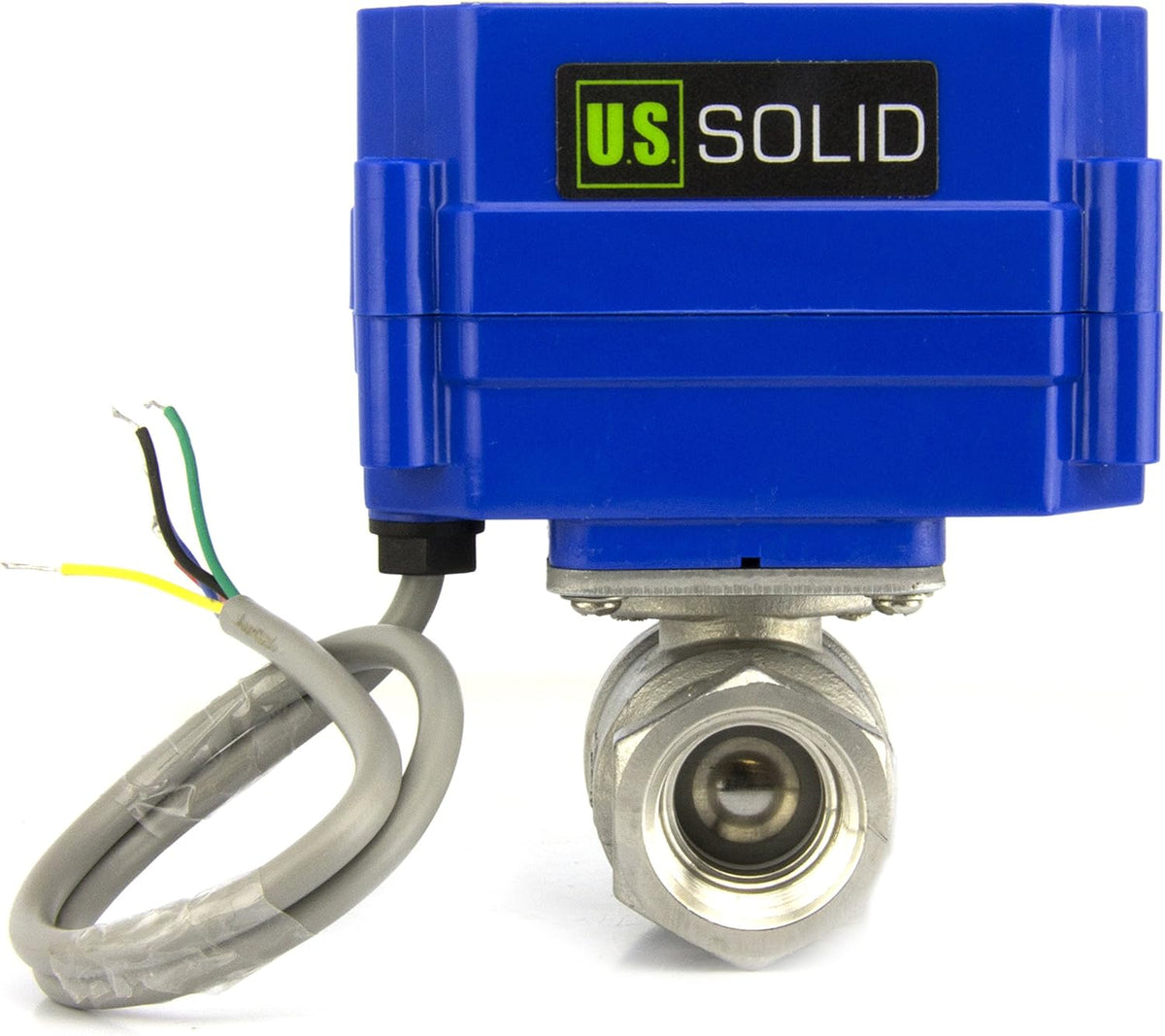 1" Stainless Steel Full Port Motorized Ball Valve, 9-24V DC, Pack of 2 F957