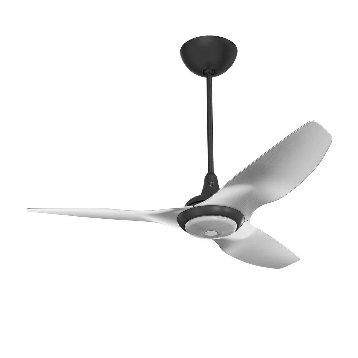 52 Ceiling Fan with Brushed Aluminum Blades and Black Finish R16131