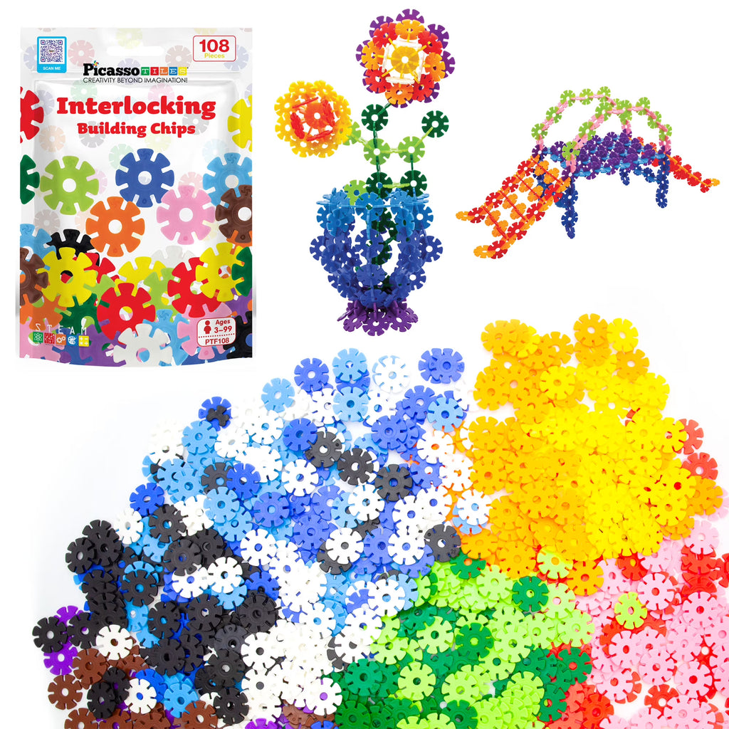 108 Pcs Interlocking Building Blocks Q21150