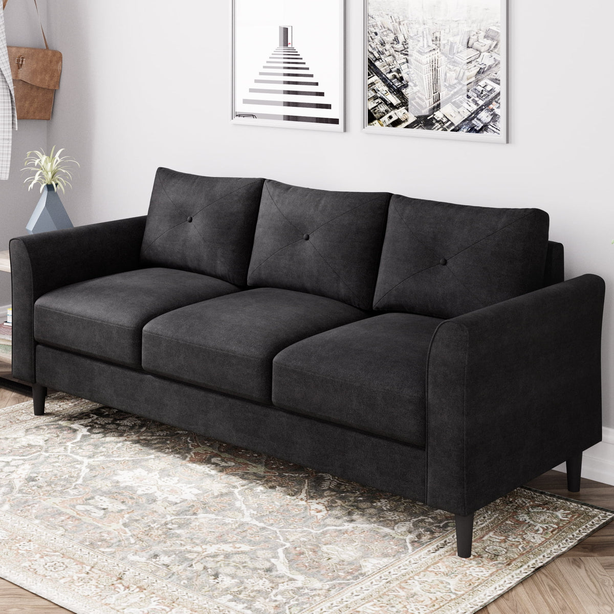 Black Sofa Couch P226231